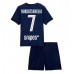 Paris Saint-Germain Khvicha Kvaratskhelia #7 Hjemmedraktsett Barn 2025-26 Kortermet (+ Korte bukser)